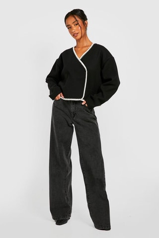 Wollen Jasje - Zwart