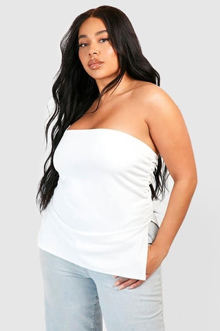 Top bustier - Bianco