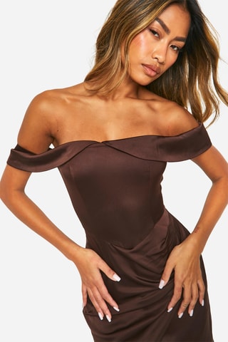 Abito a campana - Marrone