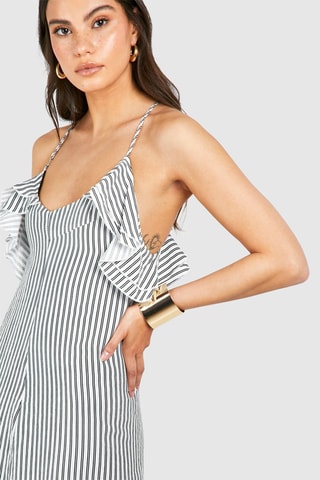 Abito lungo - Nero e bianco