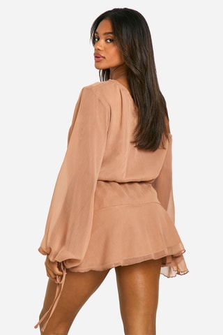 Abito a campana - Beige