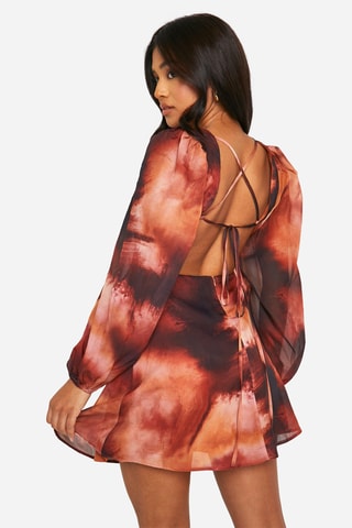 Abito a campana - Cammello