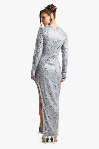 Abito lungo - Grigio chiaro