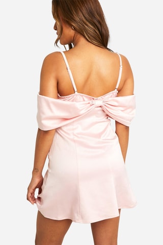 Abito a trapezio - Rosa cipria