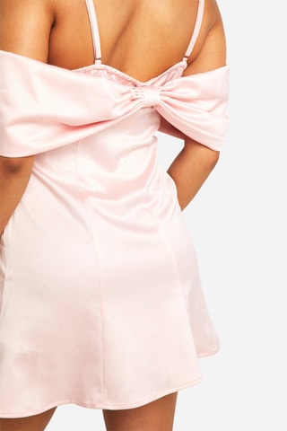 Abito a trapezio - Rosa cipria