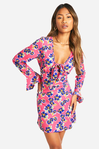 Abito taglio dritto - Rosa