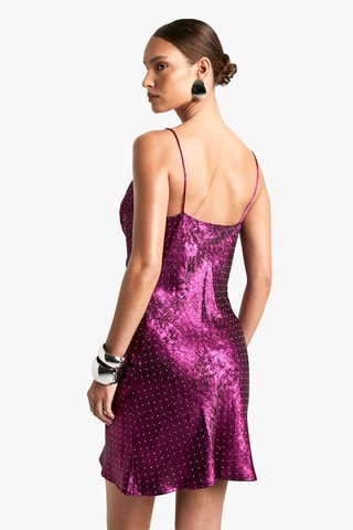 Abito taglio dritto - Viola