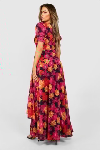 Abito a portafoglio - Nero e rosso