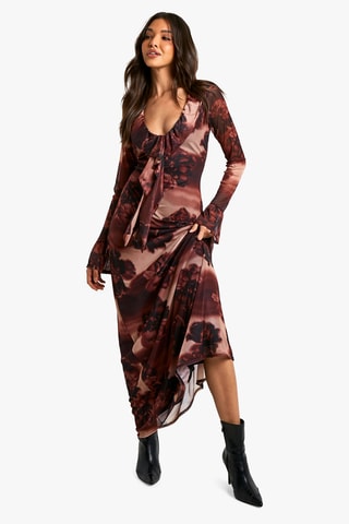 Abito lungo - Marrone