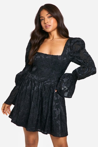 Abito a campana - Nero