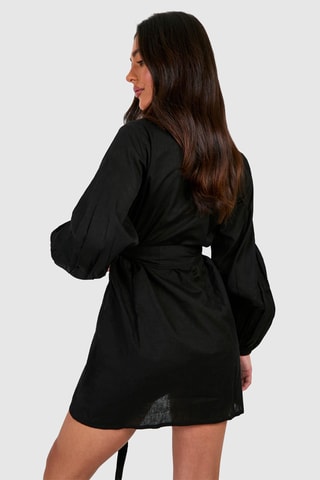 Abito a camicia - Nero