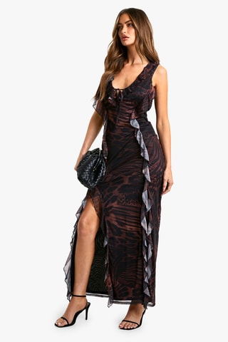 Abito lungo - Marrone