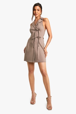 Abito a portafoglio - Taupe