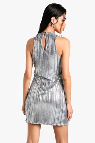 Abito plissé - Argentato