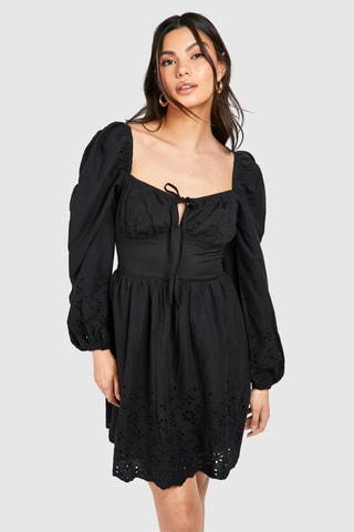 Abito a campana - Nero