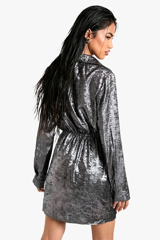 Abito taglio dritto - Grigio scuro