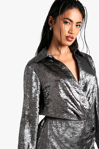 Abito taglio dritto - Grigio scuro