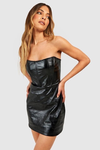 Abito bustier - Nero