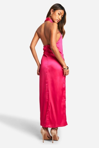 Abito taglio dritto - Rosa scuro