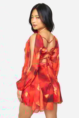 Abito a campana - Rosso