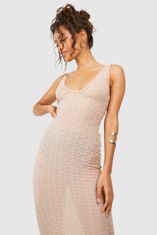 Abito lungo - Beige chiaro