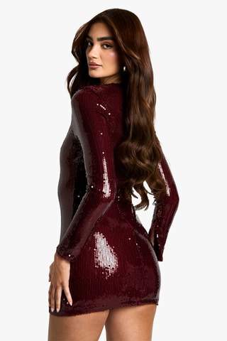 Abito a tubino - Rosso