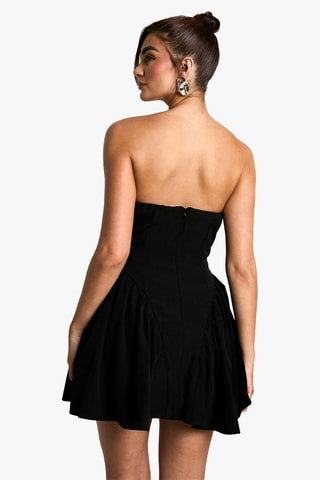 Abito bustier - Nero