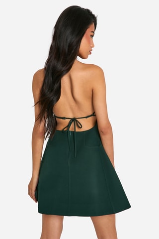 Abito bustier - Verde smeraldo