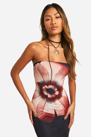 Abito bustier - Nero