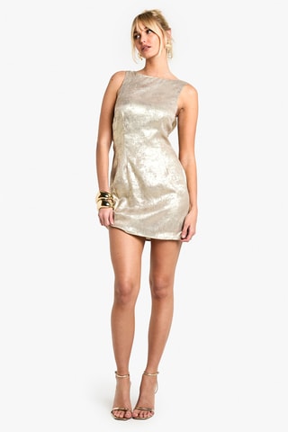 Abito taglio dritto - Dorato