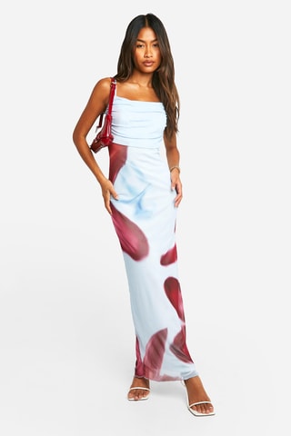 Abito lungo - Celeste