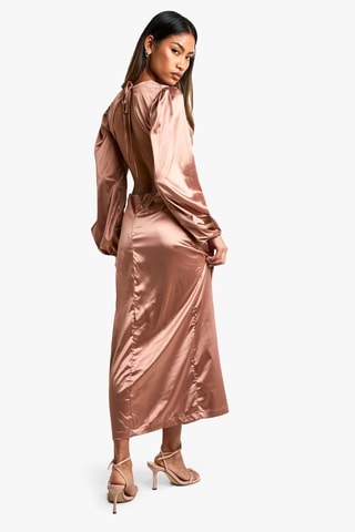 Abito lungo - Marrone