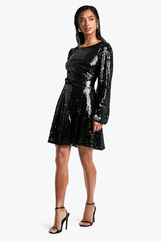 Abito a campana - Nero