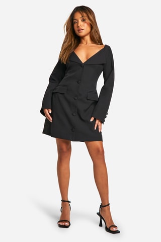 Abito a trapezio - Nero