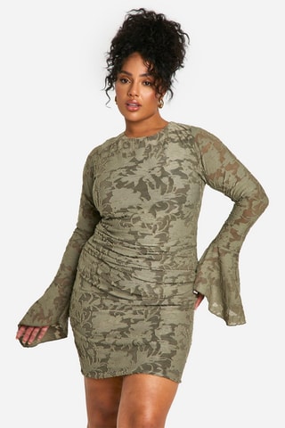 Abito a tubino - Kaki