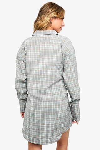 Abito a camicia - Verde acqua