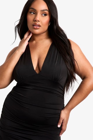 Abito drappeggiato - Nero