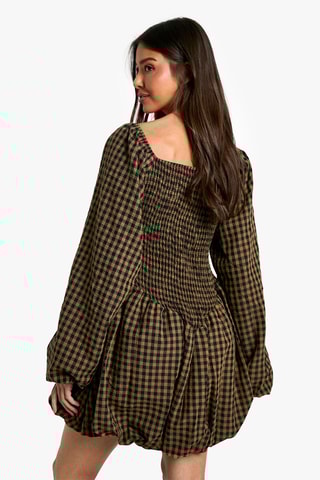 Abito a palloncino - Marrone