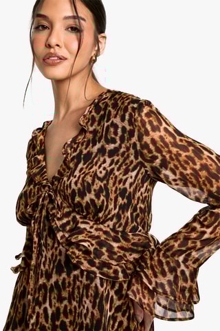 Abito a campana - Marrone