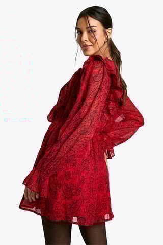 Abito a campana - Rosso