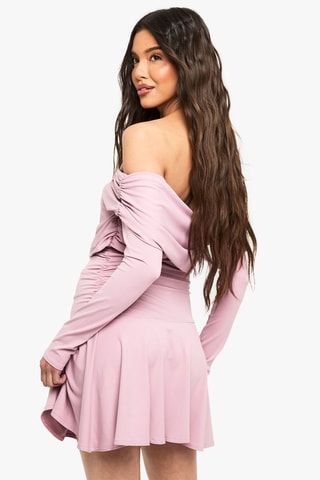 Abito a campana - Malva