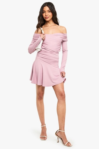 Abito a campana - Malva