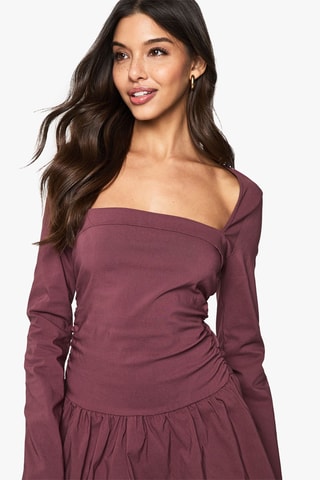 Abito a campana - Malva