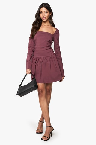 Abito a campana - Malva