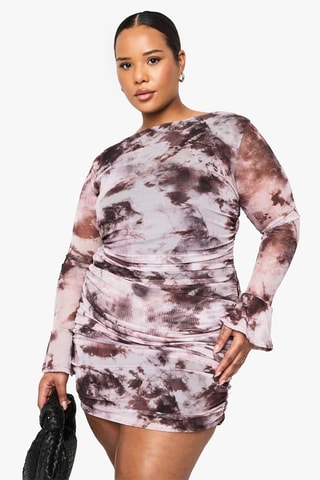 Abito drappeggiato - Beige