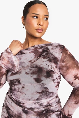 Abito drappeggiato - Beige