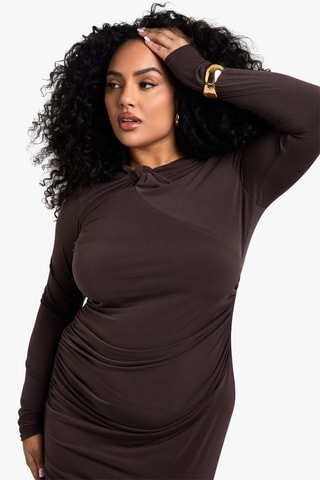 Abito lungo - Marrone