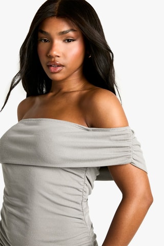 Abito drappeggiato - Grigio