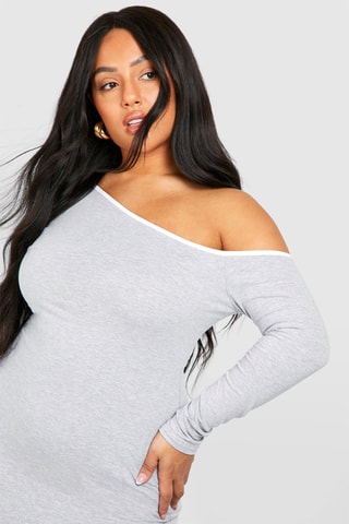 Abito a tubino - Grigio melange