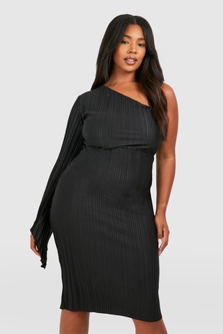 Abito asimmetrico - Nero